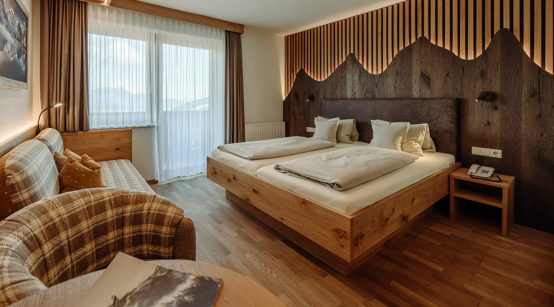 Beautiful rooms in the Hotel Waldfrieden in Schladming