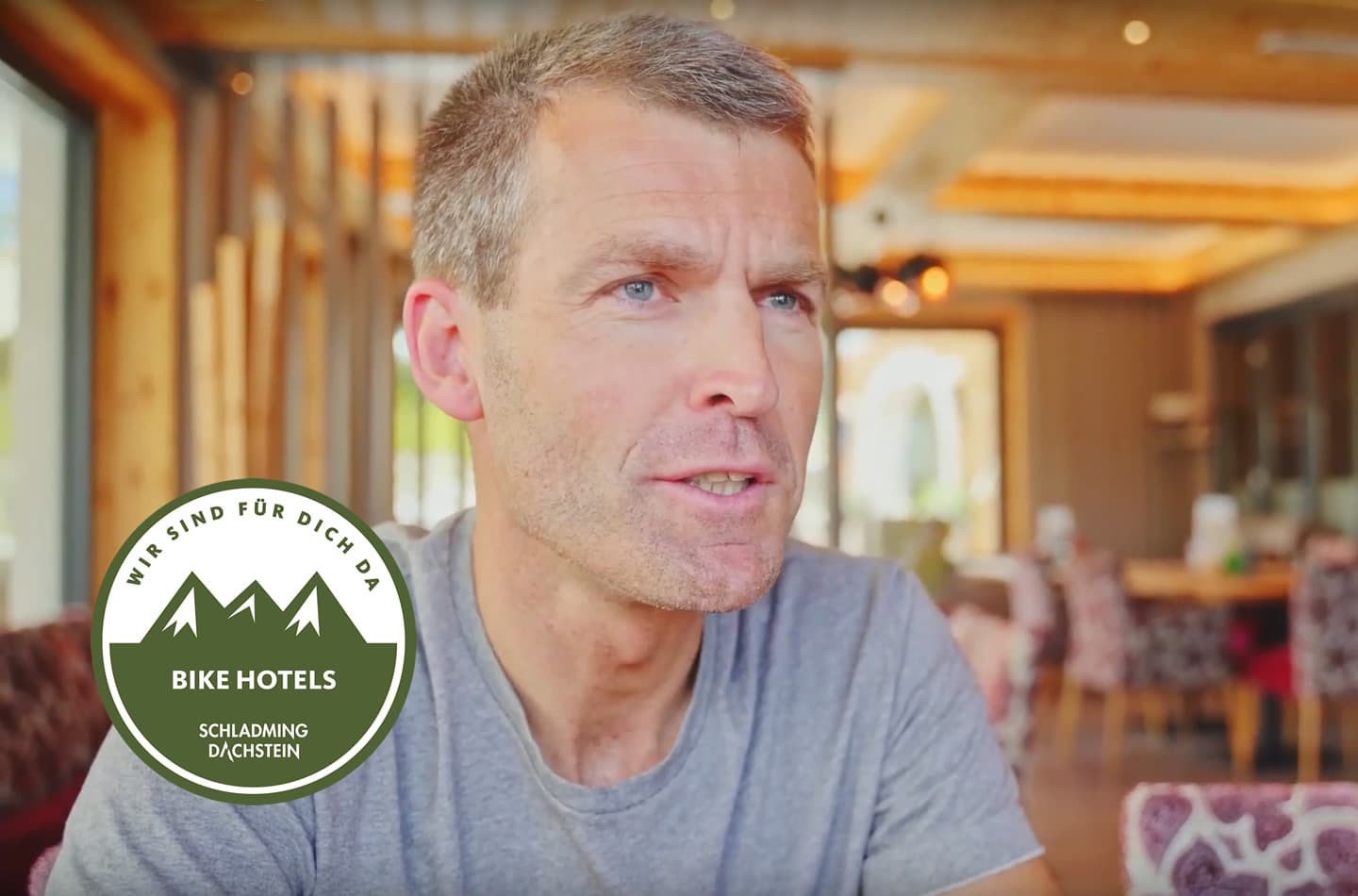 Kurt Stocker stellt das Bike-Hotel Waldfrieden vor