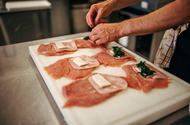 Zubereitung des Abendessens