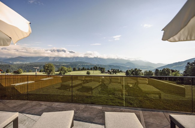 Panoramablick vom Pool