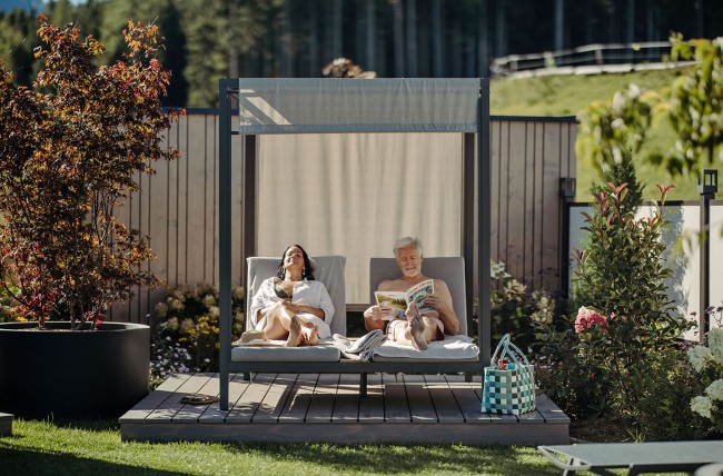 Relax in the hotel garden