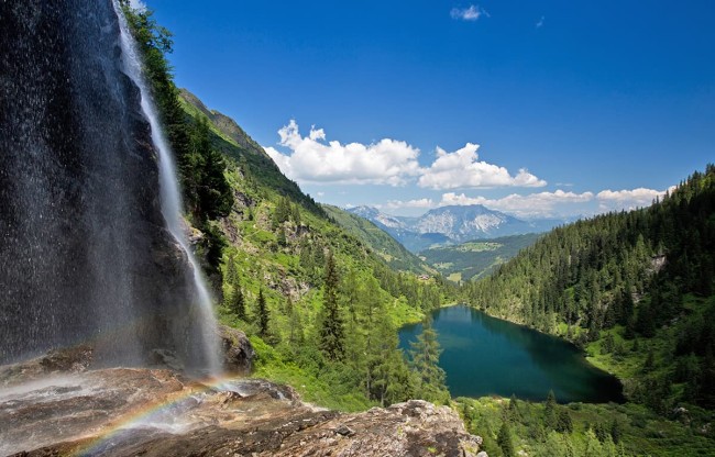Obersee waterfall