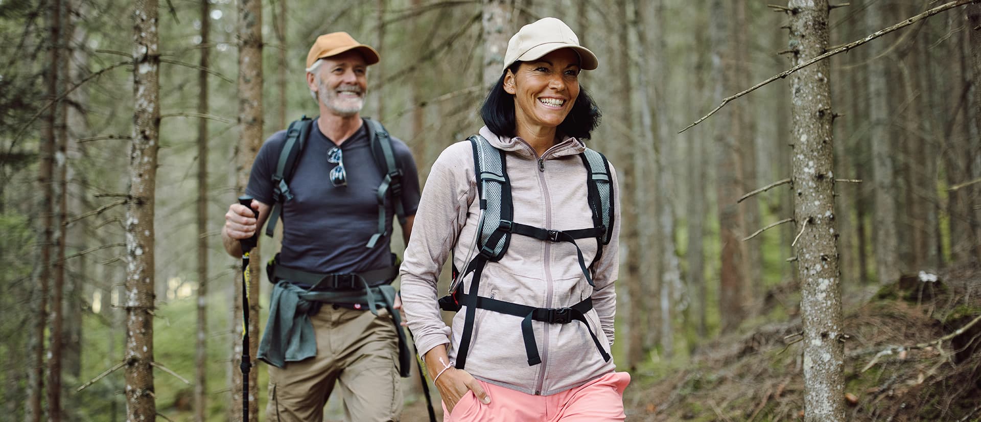 Hiking tour during summer