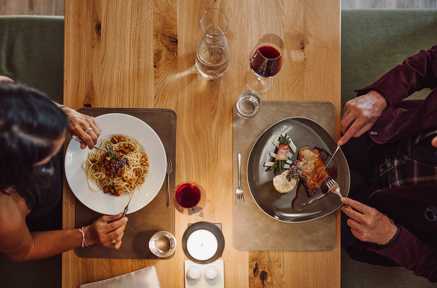 Delicious 4 course choice of menu for dinner