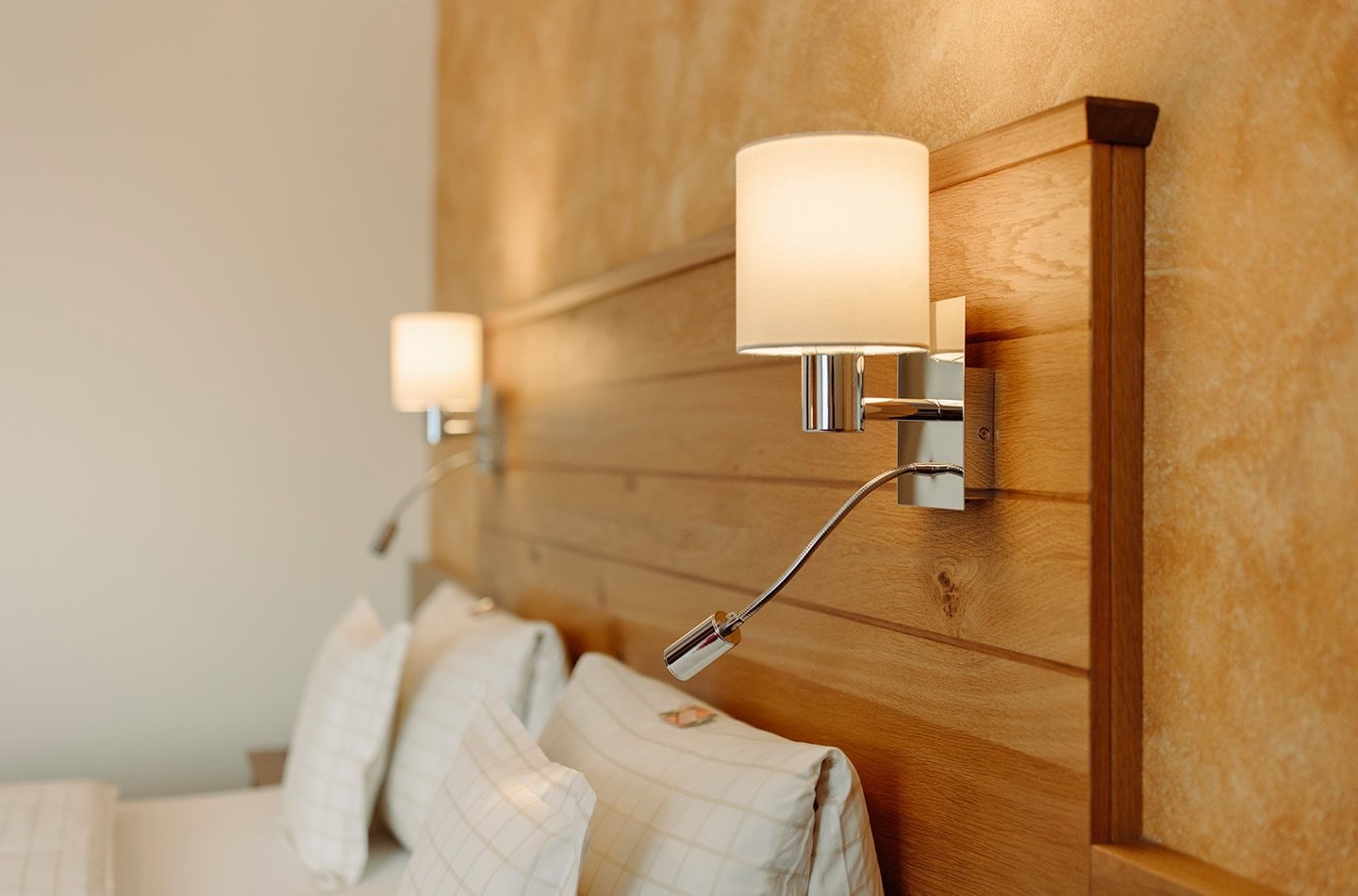 Detailed view from the bed