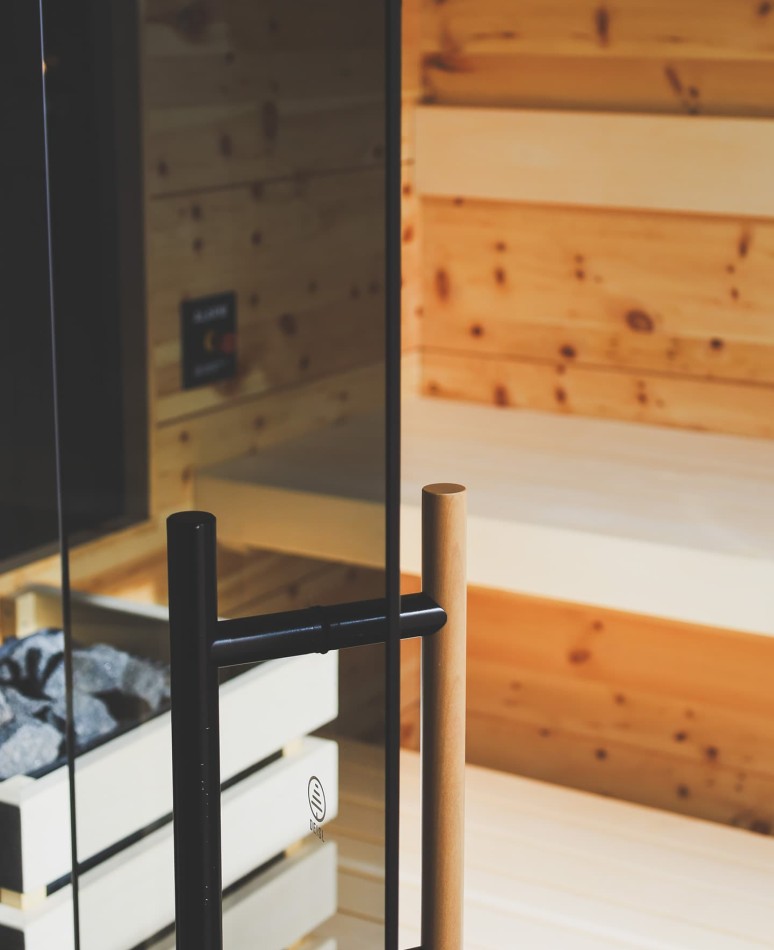 Sauna in the tower suite