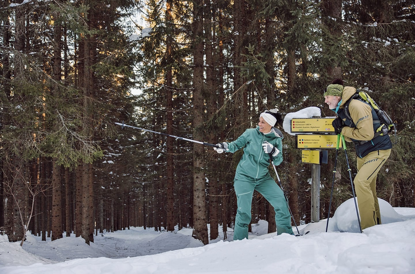 Schneeschuhwandern auf der Hochwurzen